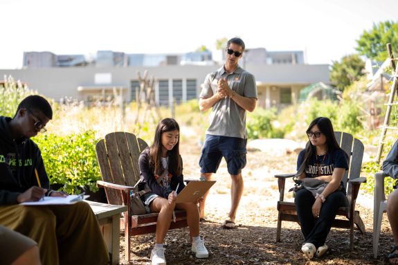 Discussion in Garden