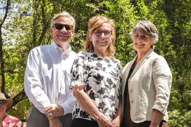 Christopher Callahan, Suzanne Malley and Maria Pallavicini