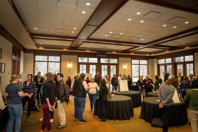 faculty gather for curriculum innovation day