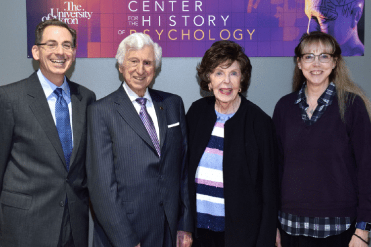 Andy Cummings '86, Dr. Nicholas Cummings, Dr. Dorothy Cummings and Dr. Janet Cummings