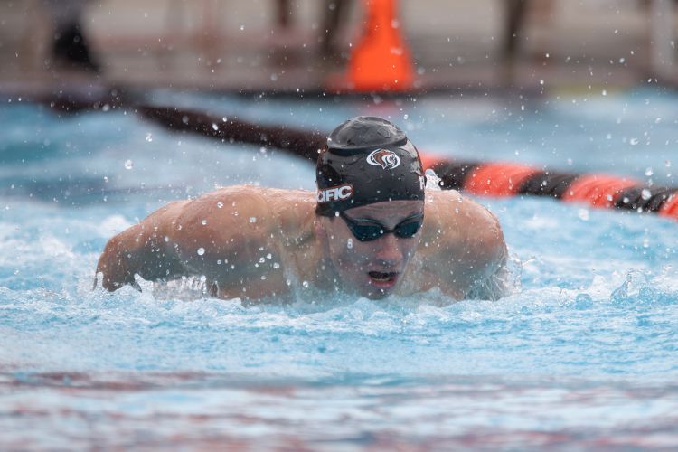 Swimmer Nick Hopper