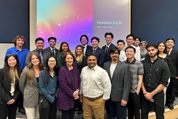 PharmD students and guest judges at the seventh annual Pharmathon