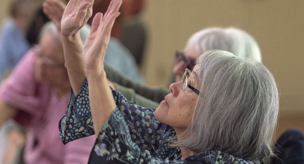 OLLI members doing tai chi