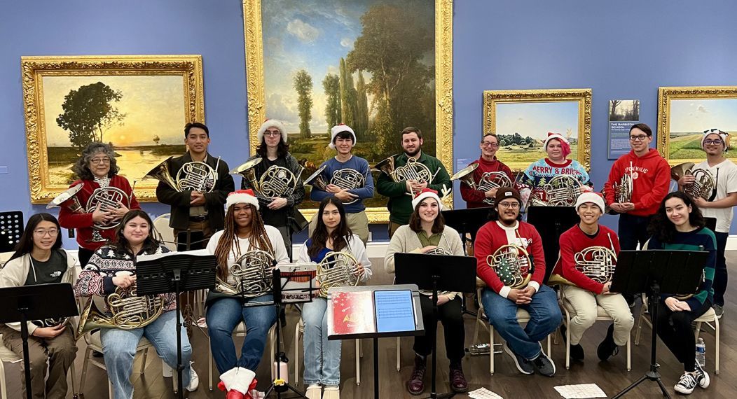 Horn choir at the Horns for the Holidays