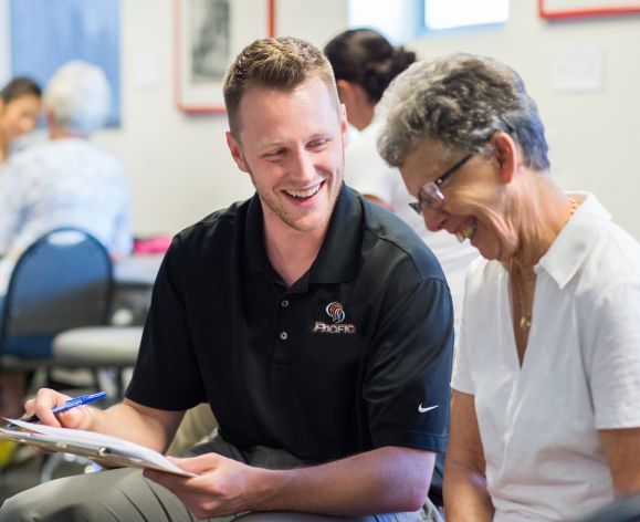 School of Health Sciences students provide services at community clinic.